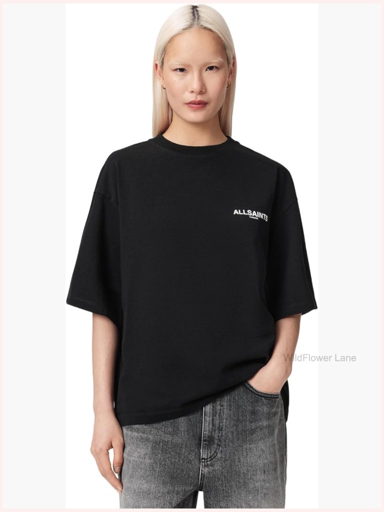 Premium Cotton Crew Neck Short Sleeve Tee, Oversized Fit